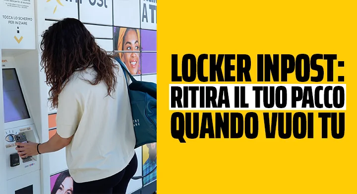 Locker InPost: ritira il tuo pacco quando vuoi tu